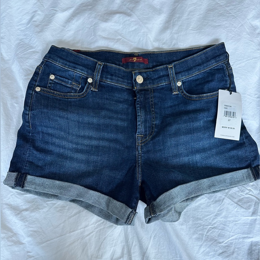 7 For All Mankind Jean Shorts